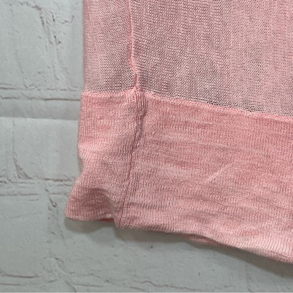 Lilly Pulitzer Tunic Top Women’s Large Pink Batwing Boho Peasant Hippie - Picture 5 of 8